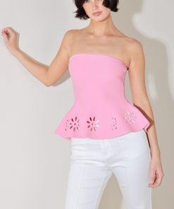 SUGAR PETAL SWEATER KNIT TOP Freemarket