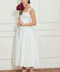 SWEETHEART SERENADE WOVEN MIDI DRESS Freemarket